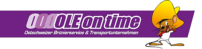 OLE on time – Deine professionelle Eventplanung mit Sitz im Toggenburg. Sowie Transport und Logistik aus einer Hand und Car Services von allen Marken.